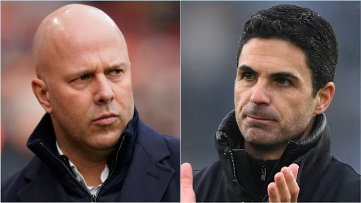 Arne Slot and Mikel Arteta are seemingly going head-to-head for the Premier League title