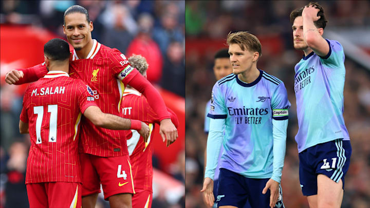 Liverpool and Arsenal's players enjoyed and endured different emotions this weekend
