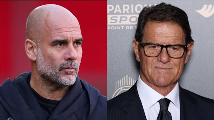 Fabio Capello (right) came for Pep Guardiola in a recent interview