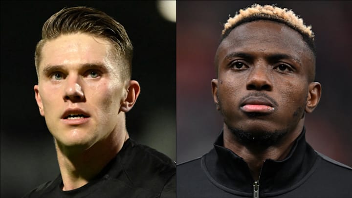 Viktor Gyokeres and Victor Osimhen have both been linked with a move to Man Utd