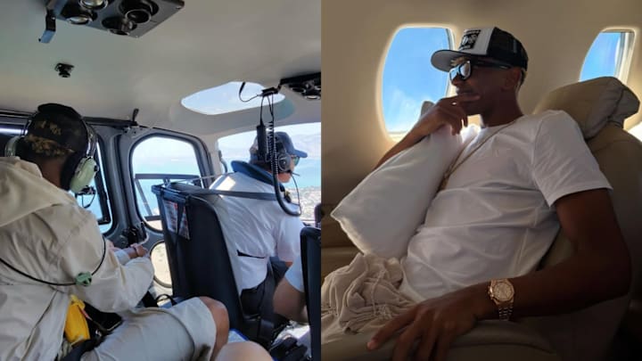 Lamine Yamal on vacation.