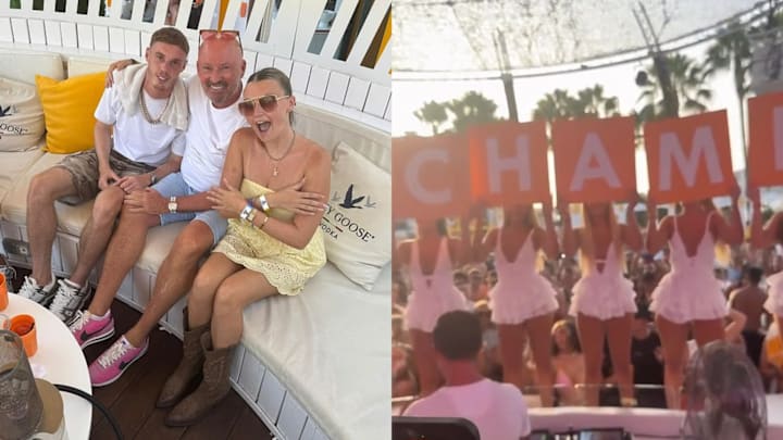 Cole Palmer was the toast of Ocean Beach.