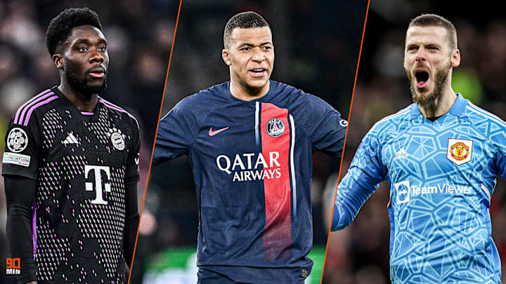 Alphonso Davies, Kulian Mbappé et David De Gea