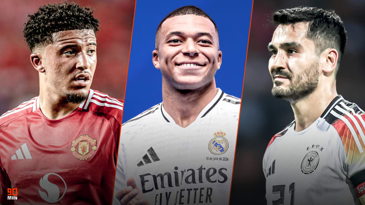 Jadon Sancho, Kylian Mbappé et İlkay Gündoğan