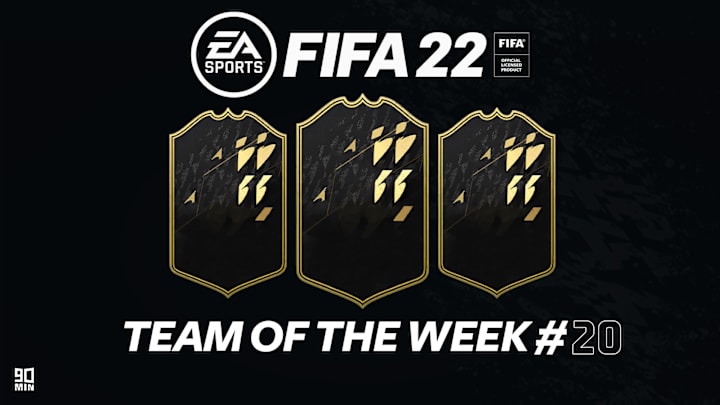 Il TOTW 20 di FIFA 22 Ultimate Team Il TOTW 20 di FIFA 22 Ultimate Team