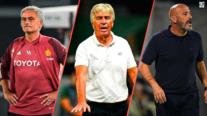 José Mourinho, Gian Piero Gasperini, Vincenzo Italiano | 90min