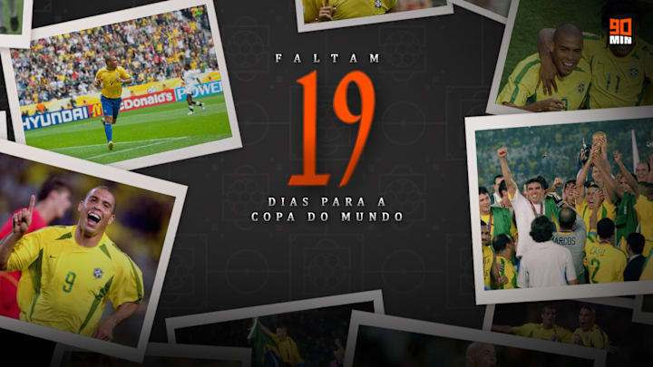 Ronaldo precisou de 19 jogos para anotar 15 gols em Copas do Mundo