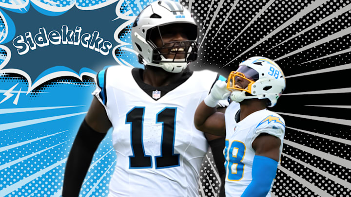 Carolina Panthers pass-rusher Nic Scourton and Chargers pass-rusher Odafe Oweh Carolina Panthers pass-rusher Nic Scourton and Chargers pass-rusher Odafe Oweh