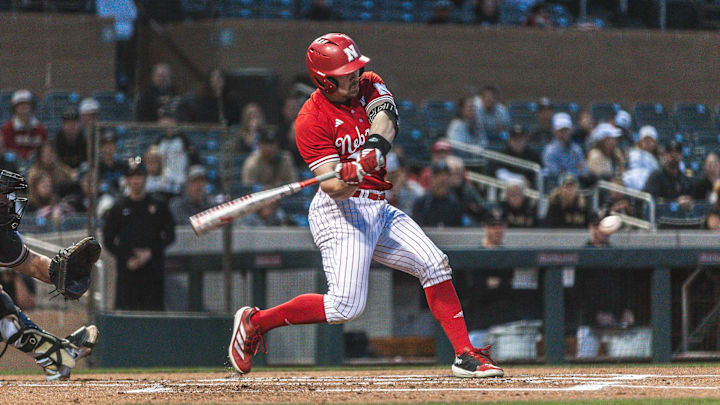 Nebraska outfield Gabe Swanson 