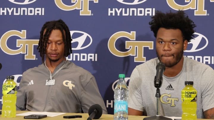 Georgia Tech RB Malachi Hosley & Georgia Tech EDGE AJ Hoffler 