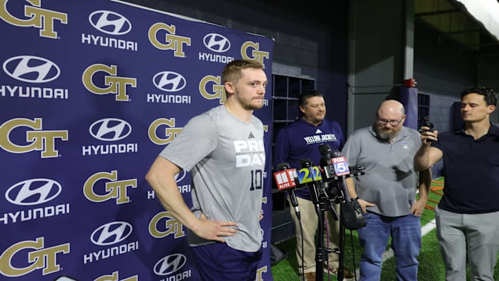 Georgia Tech QB Haynes King 
