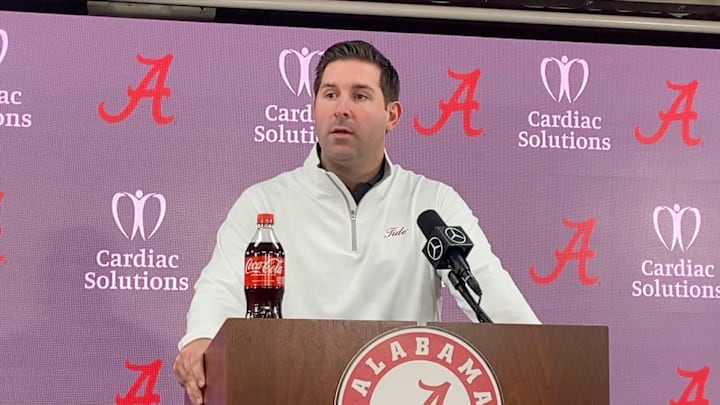 Alabama offensive coordinator Nick Sheridan's Monday press conference-Nov. 18, 2024