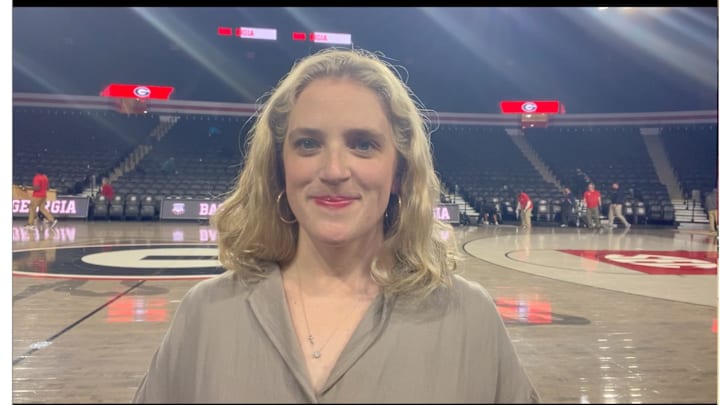 BamaCentral writer Katie Windham inside Stegman Coliseum after Alabama's 98-88 loss BamaCentral writer Katie Windham inside Stegman Coliseum after Alabama's 98-88 loss