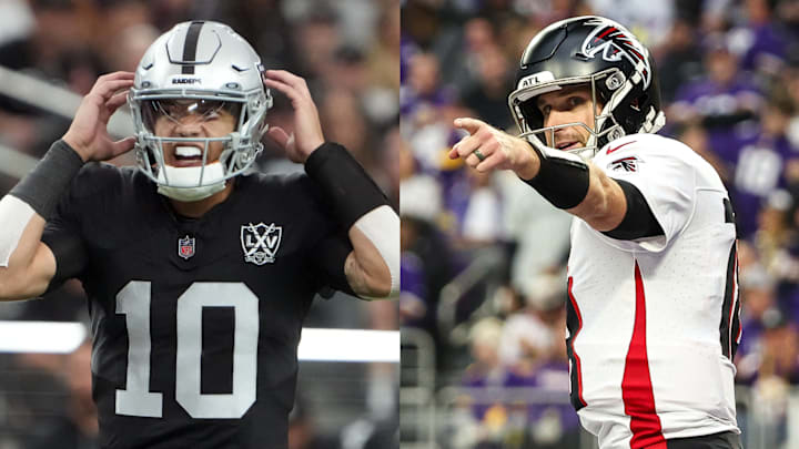 Aidan O'Connell is questionable, will we see Ridder's Revenge in Falcons at Raiders on Monday Night Football? Aidan O'Connell is questionable, will we see Ridder's Revenge in Falcons at Raiders on Monday Night Football?