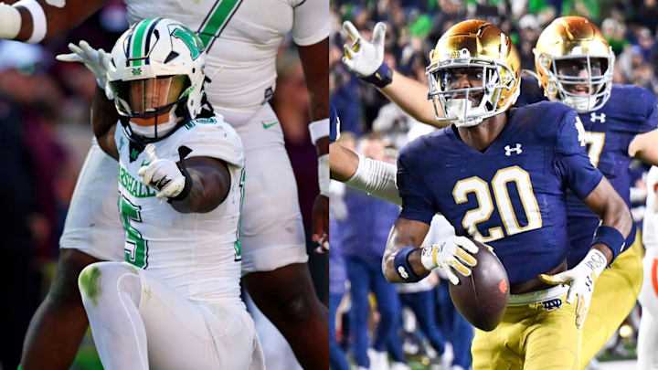 Marshall's Mike Green and Notre Dame's Benjamin Morrison fill holes at edge and corner respectively for the Atlanta Falcons in Mel Kiper's latest mock draft on ESPN. Marshall's Mike Green and Notre Dame's Benjamin Morrison fill holes at edge and corner respectively for the Atlanta Falcons in Mel Kiper's latest mock draft on ESPN.