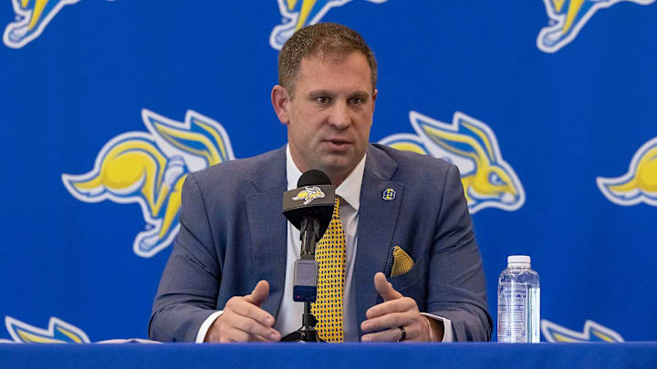 South Dakota State head coach Dan Jackson