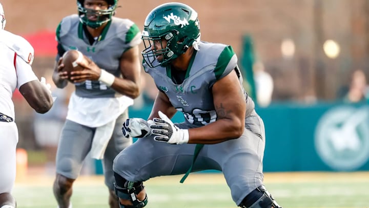 William & Mary offensive tackle Charles Grant