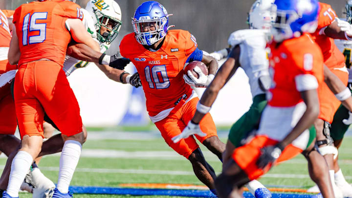 Houston Christian running back Darryle Evans