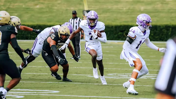 Western Carolina wide receiver Malik Knight (7)