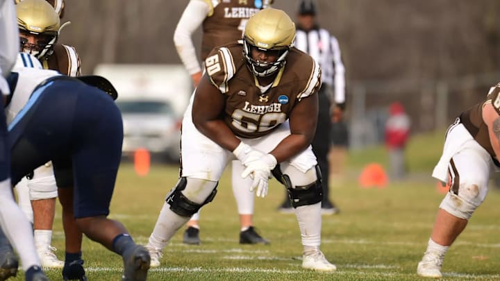 Lehigh offensive lineman Langston Jones