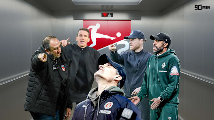 Wer muss den Fahrstuhl nach unten in Liga zwei nehmen?