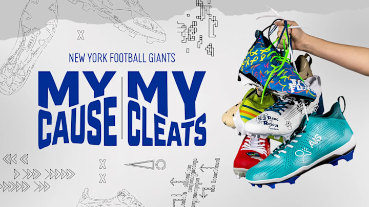 New York Giants "My Cause, My Cleats" Header