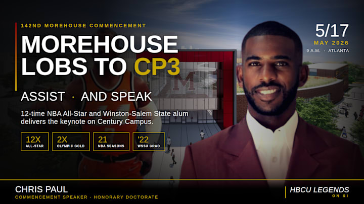 Morehouse College Lobs to CP3 for Keynote Address