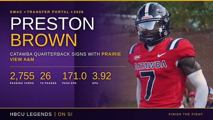 Preston Brown transfers to Prairie View A&M