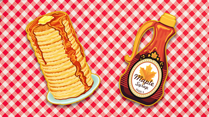 Fewer pancakes, but less syrup.