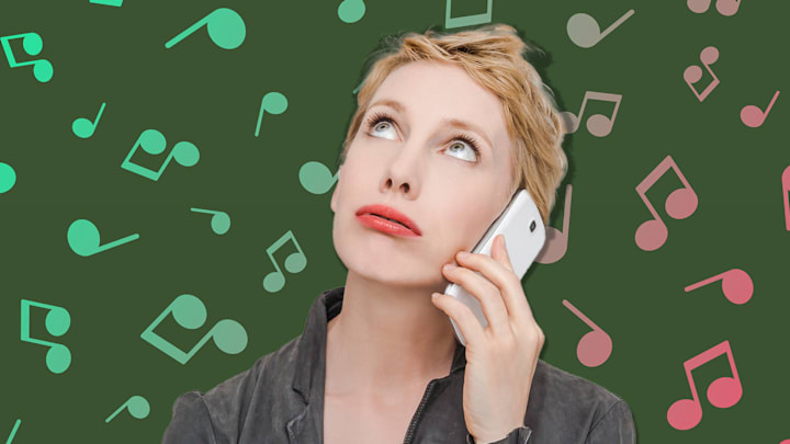 She's probably spent the last 20 minutes listening to the same fuzzy song on a loop.