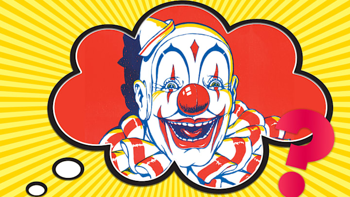 A face no one with coulrophobia wants to see.