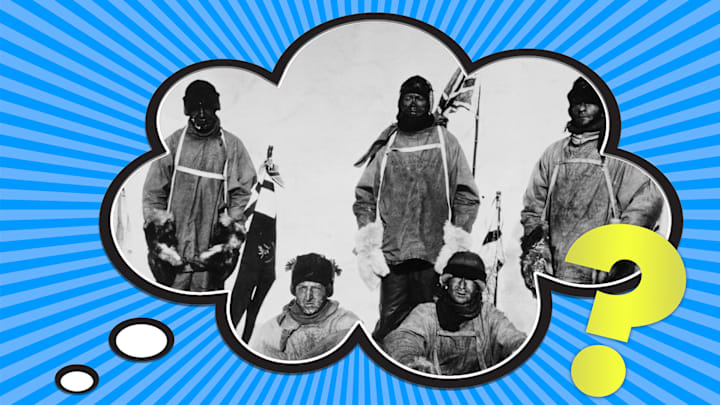 Members of Robert Falcon Scott's 1910-1913 expedition to reach the South Pole.