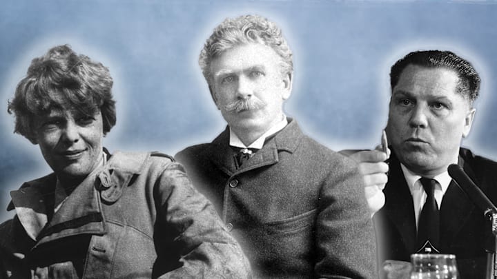 Amelia Earhart, Ambrose Bierce, and Jimmy Hoffa.