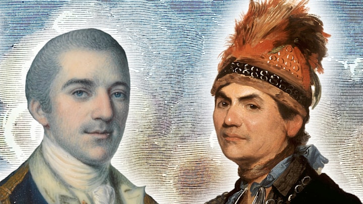John Laurens and Joseph Brant.