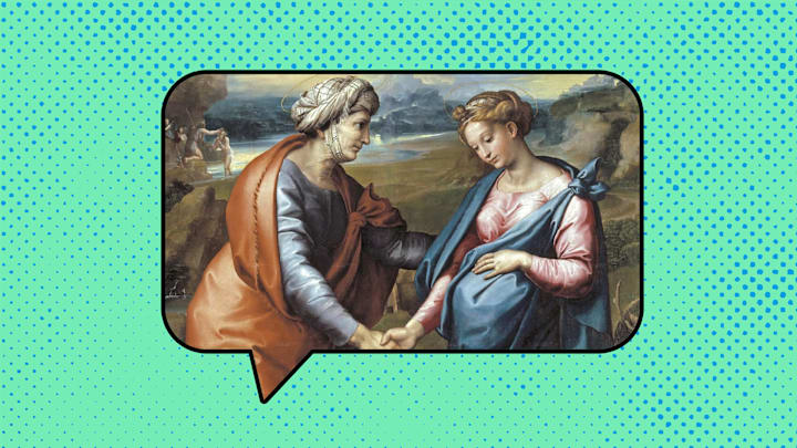'Visitation' by Raphael, circa 1517.