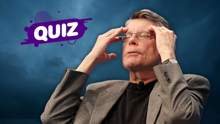 Stephen King thinking up a storm.