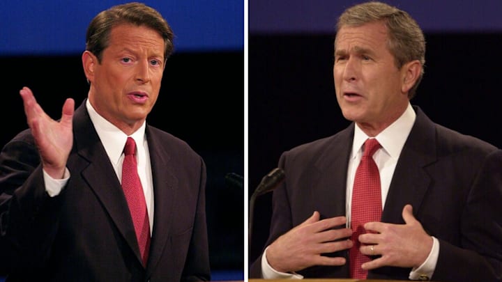 Al Gore and George W. Bush