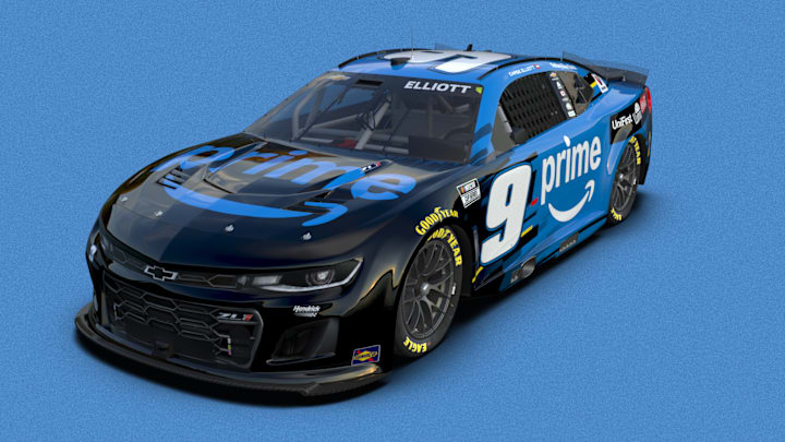 Chase Elliott's Prime Video paint scheme for the 2026 NASCAR Cup Series season. Chase Elliott's Prime Video paint scheme for the 2026 NASCAR Cup Series season.