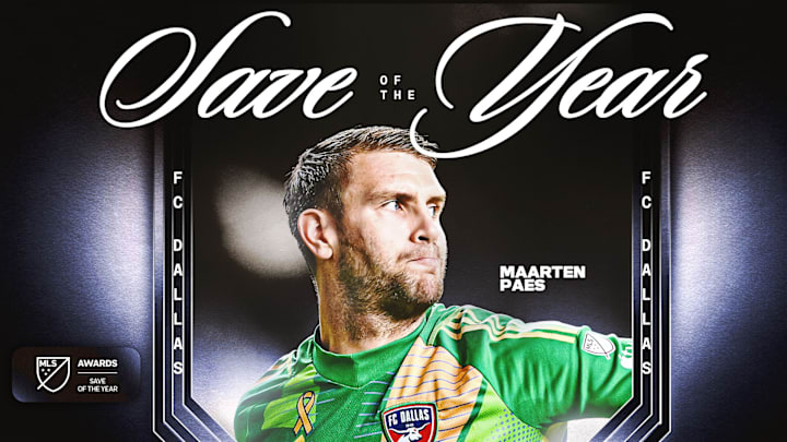 FC Dallas's Maarten Paes won MLS Save of the Year.