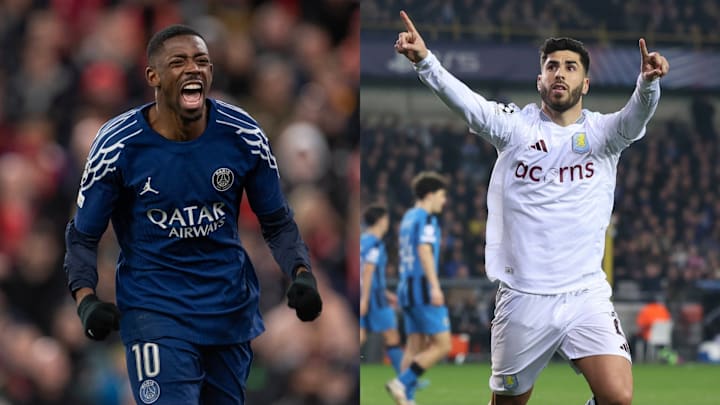 Ousmane Dembélé (left) and Marco Asensio (right) could be difference-makers for their sides in the quarterfinals. Ousmane Dembélé (left) and Marco Asensio (right) could be difference-makers for their sides in the quarterfinals.