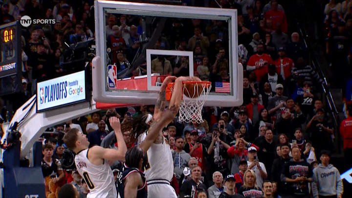 Aaron Gordon slam dunks the game-winner at the buzzer in Game 4.