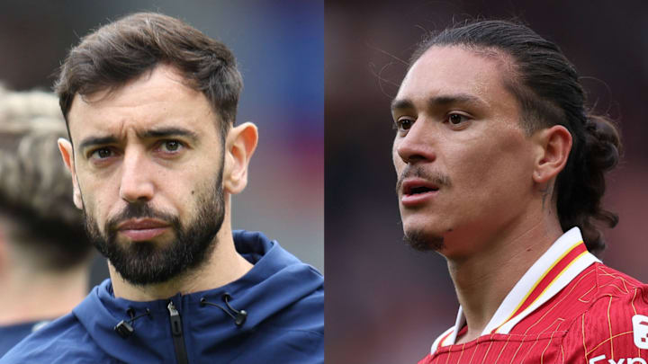 Bruno Fernandes (left) and Darwin Nunez (right) are two of the top players in today's transfer gossip column. Bruno Fernandes (left) and Darwin Nunez (right) are two of the top players in today's transfer gossip column.