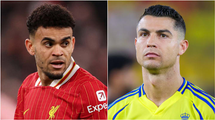 Luis Díaz (left) could join Cristiano Ronaldo in Saudi Arabia.