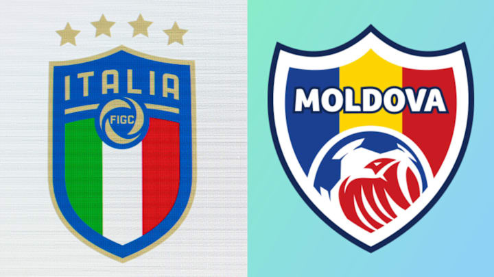Italy host Moldova on Monday night.