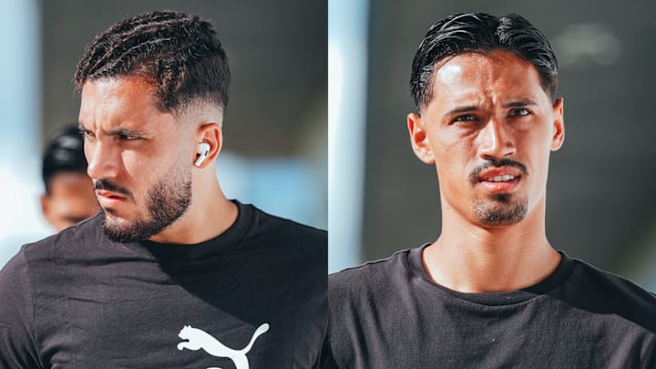 Rayan Cherki (left) and Tijjani Reijnders (right) could make their Manchester City debuts on Wednesday. Rayan Cherki (left) and Tijjani Reijnders (right) could make their Manchester City debuts on Wednesday.