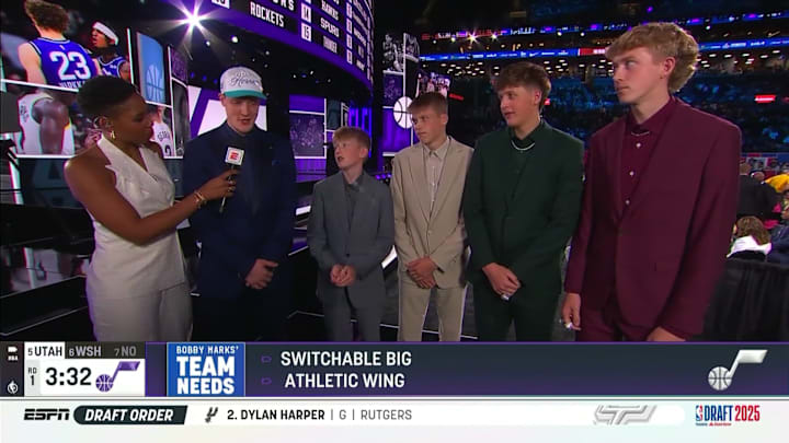 Kon Knueppel and his brothers raised some eyebrows at the NBA draft. 