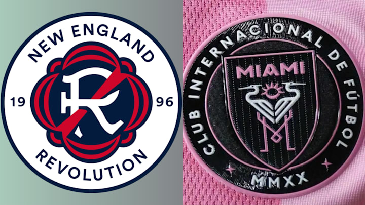 The New England Revolution host Inter Miami on Wednesday in Major League Soccer action.