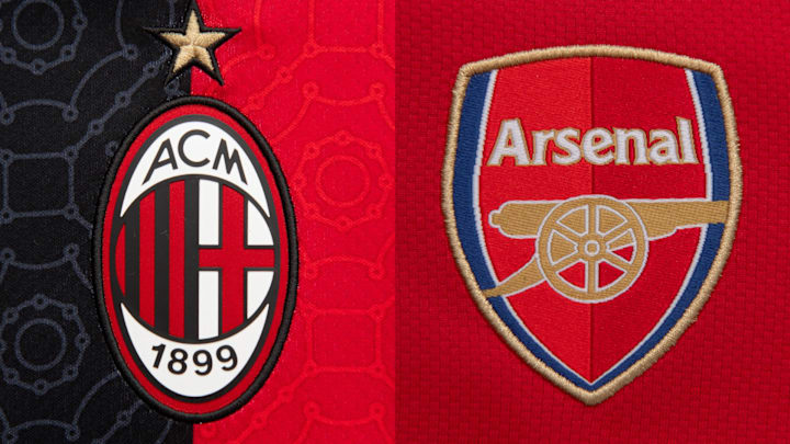 Milan take on Arsenal in a pre-season friendly on Wednesday.