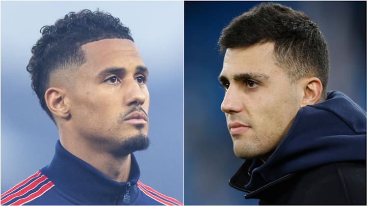 William Saliba (left) and Rodri headline today’s gossip.
