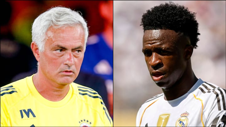 José Mourinho (left) and Vinicius Junior headline today’s gossip column.